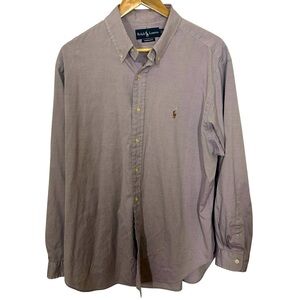 Ralph Lauren Men's light purple Purple Shirt size 17 34/35